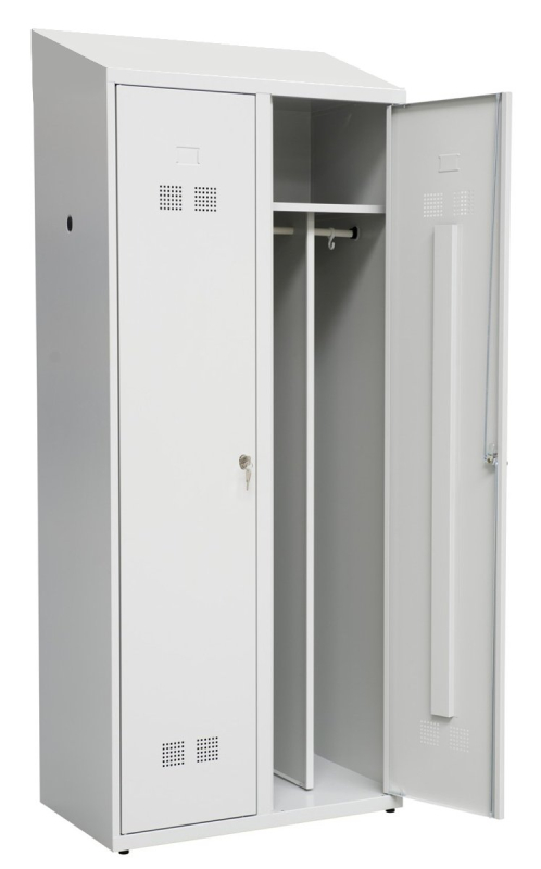 Schrank 2 Tueren mit s-w Trennwand